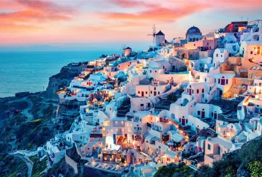 سانتورینی یونان از زیباترین نقاط زمین