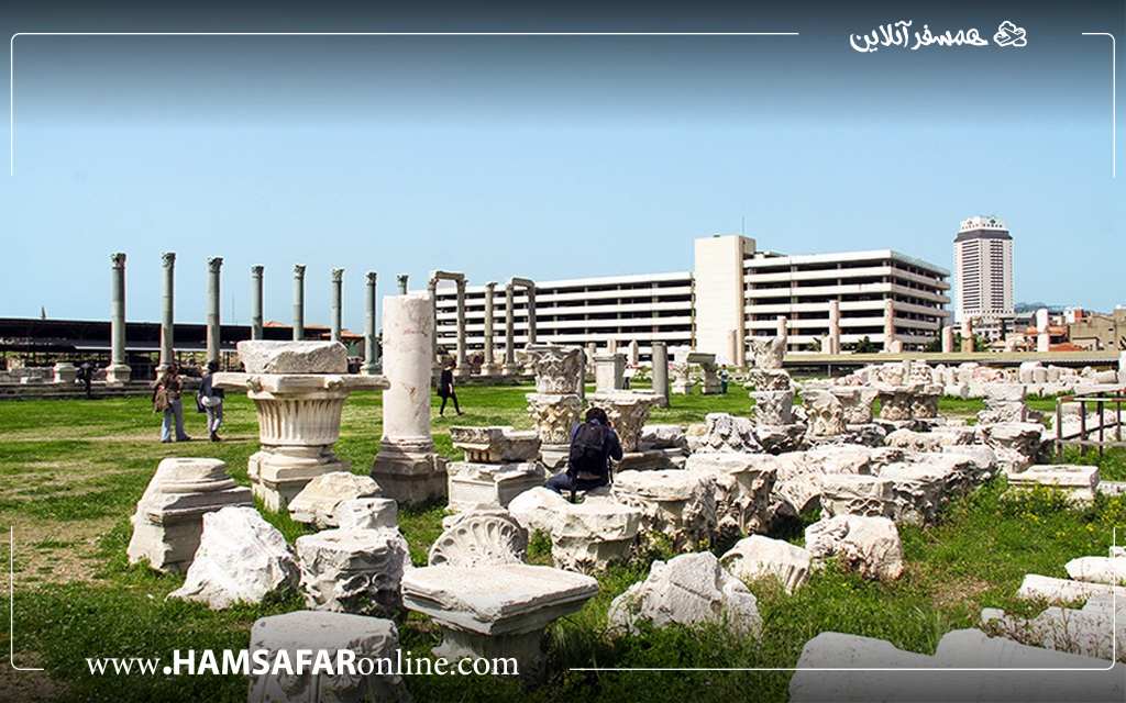 izmir-agora آثار باستانی در مسافرت به ازمیر